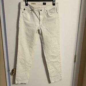 AG Adriano Goldschmied women white Straight Jeans